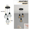 Industrial Vintage Retro Black Metal Ceiling hanging Pendant Light,