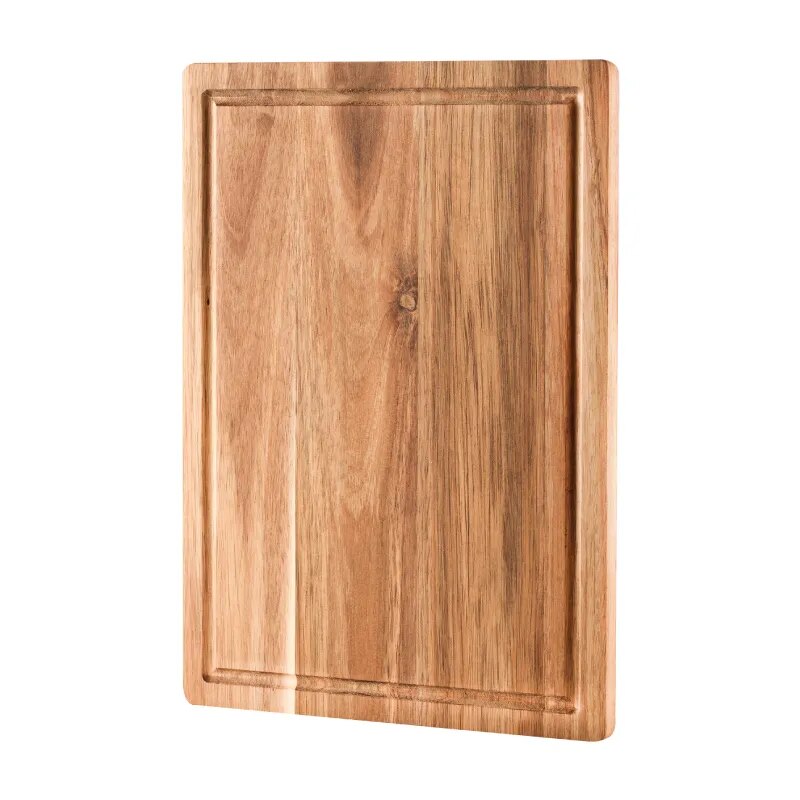 Premium Acacia Wood Chopping Board - Non-Slip Knife Board for Effortless Prep | Enhance Your Kitchen with Style and Function