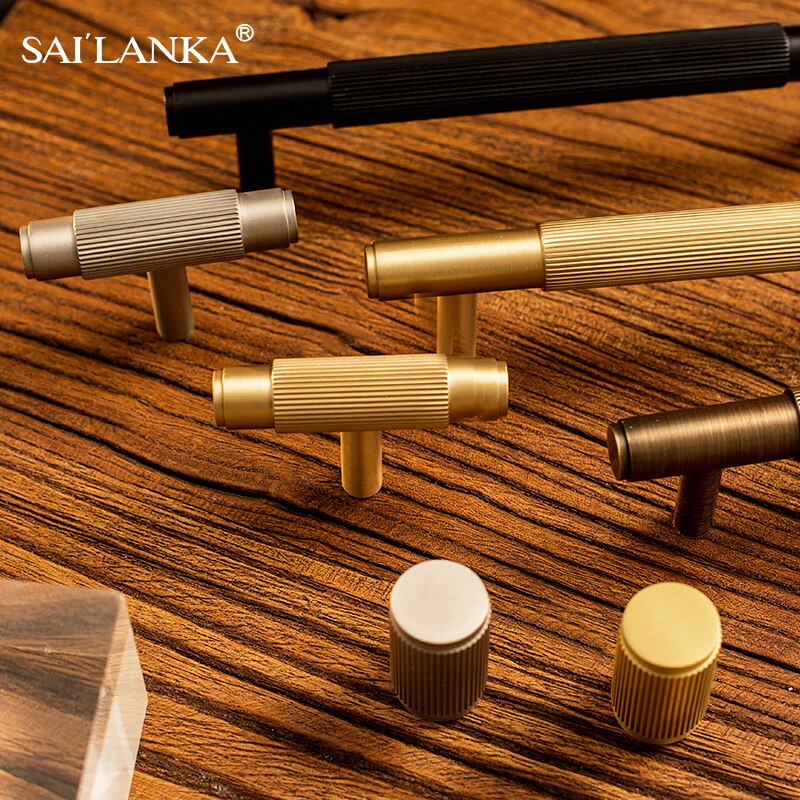 SAILANKA Brass Knurled Handles - My Store