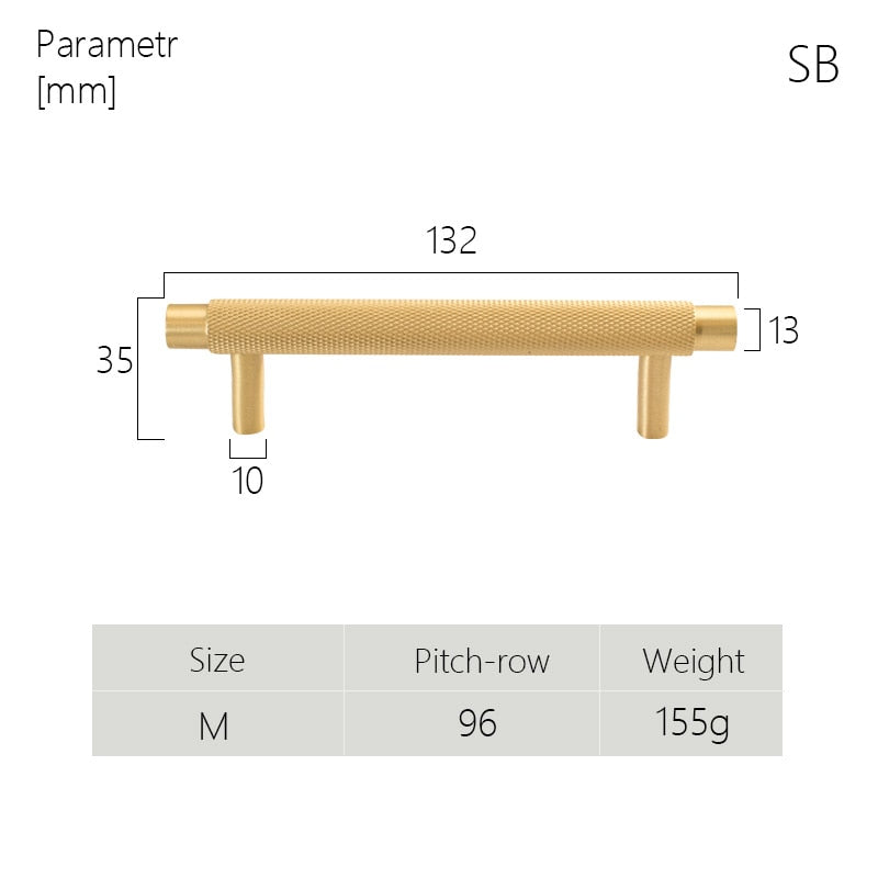 SAILANKA Long Knurled Handle - My Store