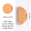 Semicircle Shape Wooden Knob Drawer Pulls