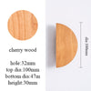 Semicircle Shape Wooden Knob Drawer Pulls