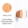 Semicircle Shape Wooden Knob Drawer Pulls