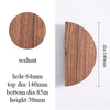 Semicircle Shape Wooden Knob Drawer Pulls