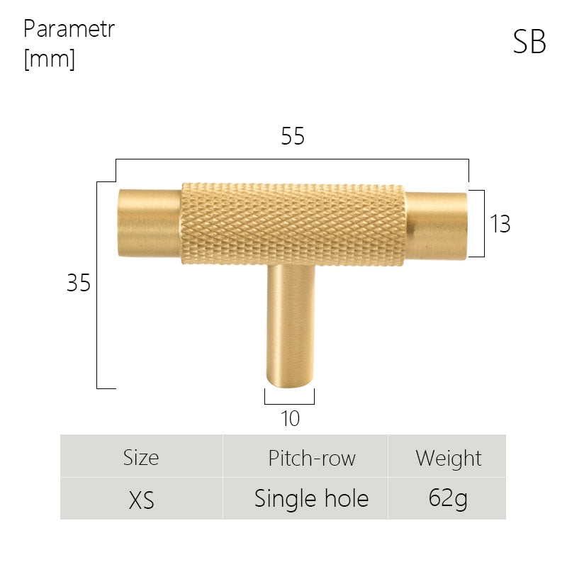 SAILANKA Long Knurled Handle - My Store