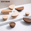 Semicircle Shape Wooden Knob Drawer Pulls